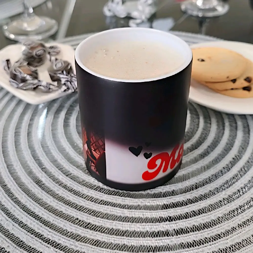 Te Amo Mamita Ceramic Coffe Mug Personalized.  Regalo Especial con Foto de Familia. Taza 15oz Dedicada com Amor. Regalo Único para Mamá. Taza Mágica Drinkware Mug Reuse Reusable Washable Cup neweleven mother day gift future mother Tumbler