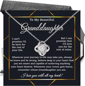 Necklace For Granddaughter, Granddaughter Gifts, Granddaughter Necklace From Grandparents, Granddaughter Jewelry Gift, Christmas Gift For Granddaughter