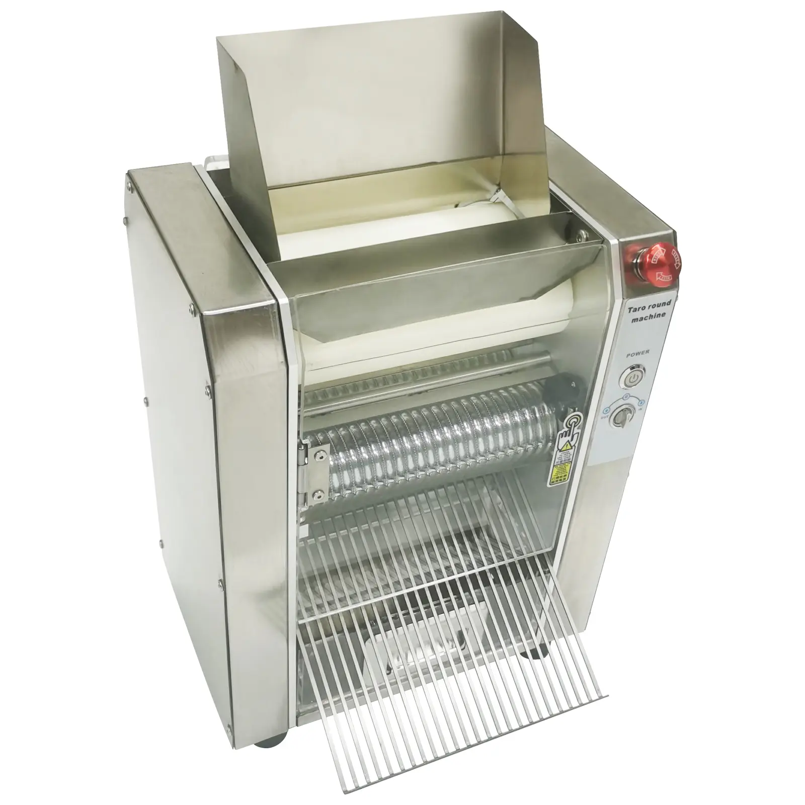 YOKOMA 8MM Electric Automatic Milk Tea Pearl & Taro Ball Maker 110V, Commercial Boba Forming Machine for Bubble Tea Shop