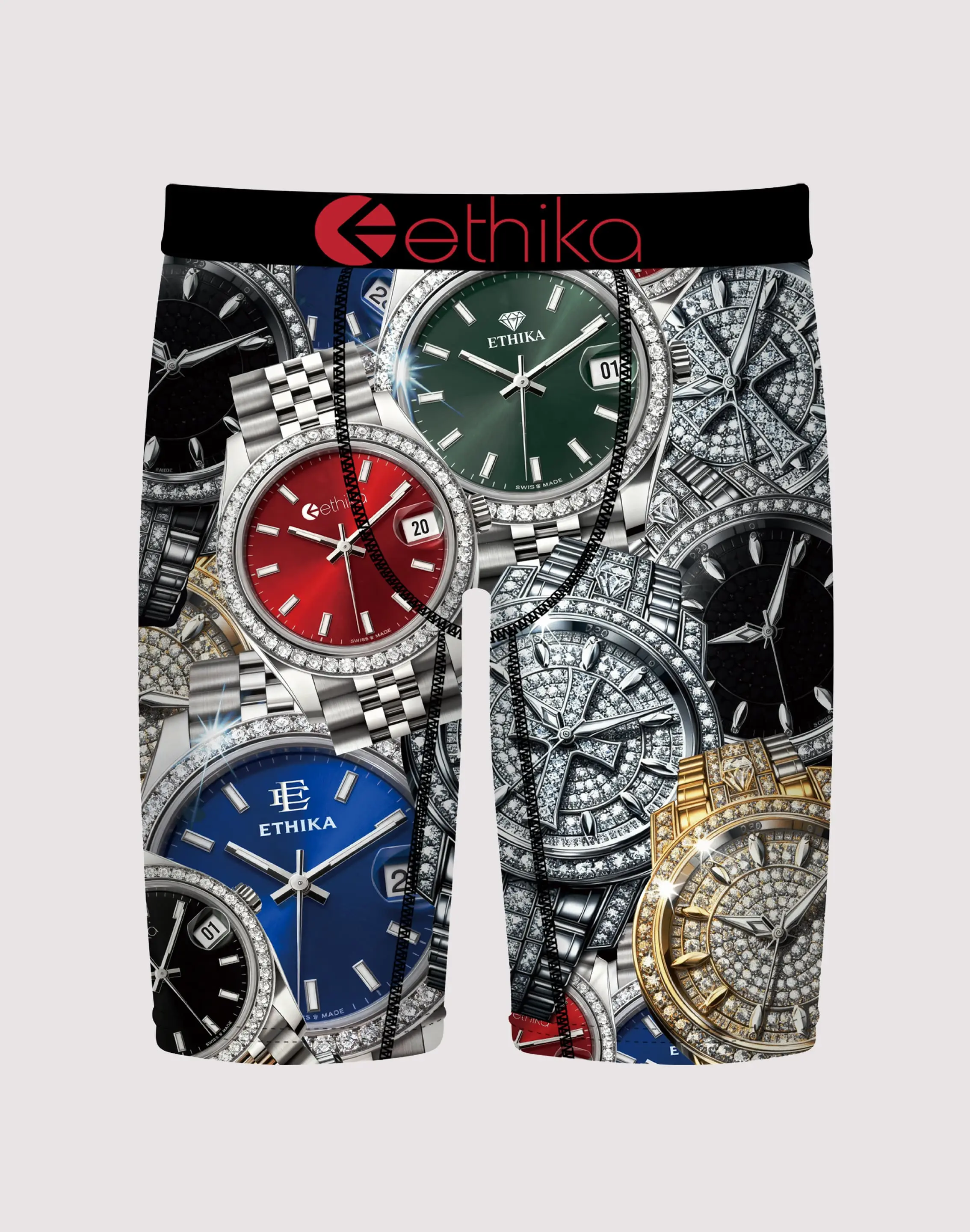 Mens Ethika Bust Down Rollie Boxer Briefs