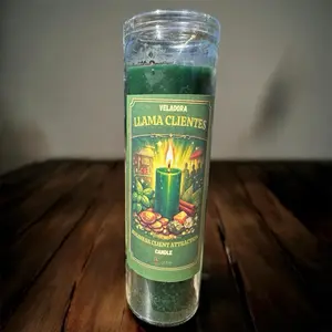 Llama Clientes Ritual Candle | Attract Clients & Business Success | Customer Attraction Candle