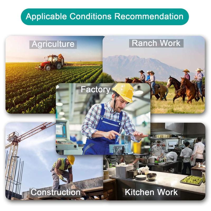 Men's Soft / Steel Toe Slip on Waterproof Slip Resistant Anti-puncture Work Boots