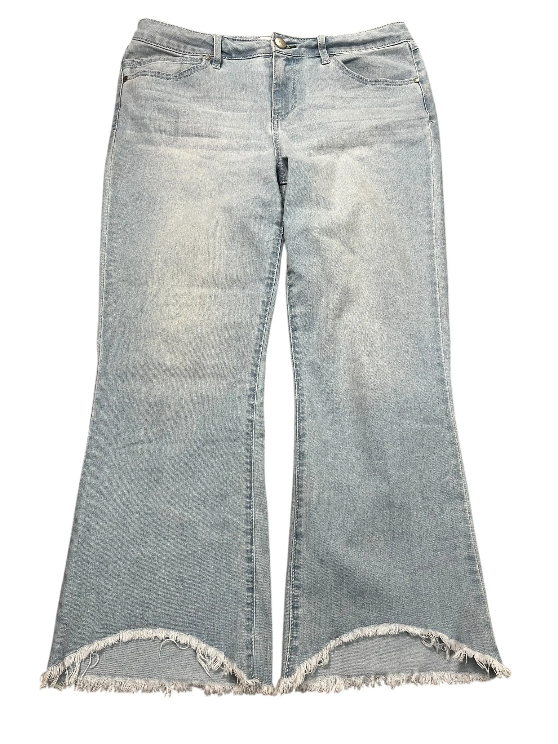 Jeans Cropped By 1822 Denim In Blue Denim, Size:12