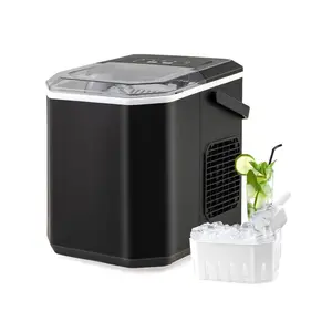 Countertop Ice Maker with Self-Cleaning Function, Household Kitchen Appliance for Home Use