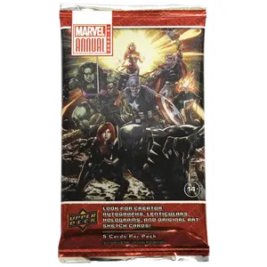 2020-21 Upper Deck Marvel Annual Hobby Pack (5 Cards)