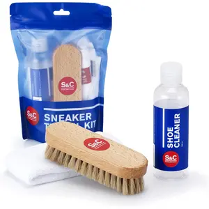 Travel Sneaker Cleaner Kit - 3.5oz Shoe Cleaner Sneakers Kit for, Suede, Nubuck and Whites