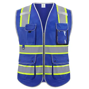 Rhino Hit High Visibility Mesh Safety Reflective Vest with Pockets and Zipper, Meets ANSI/ISEA Standards High Visibility Workwear,TikTokShopBlackFriday