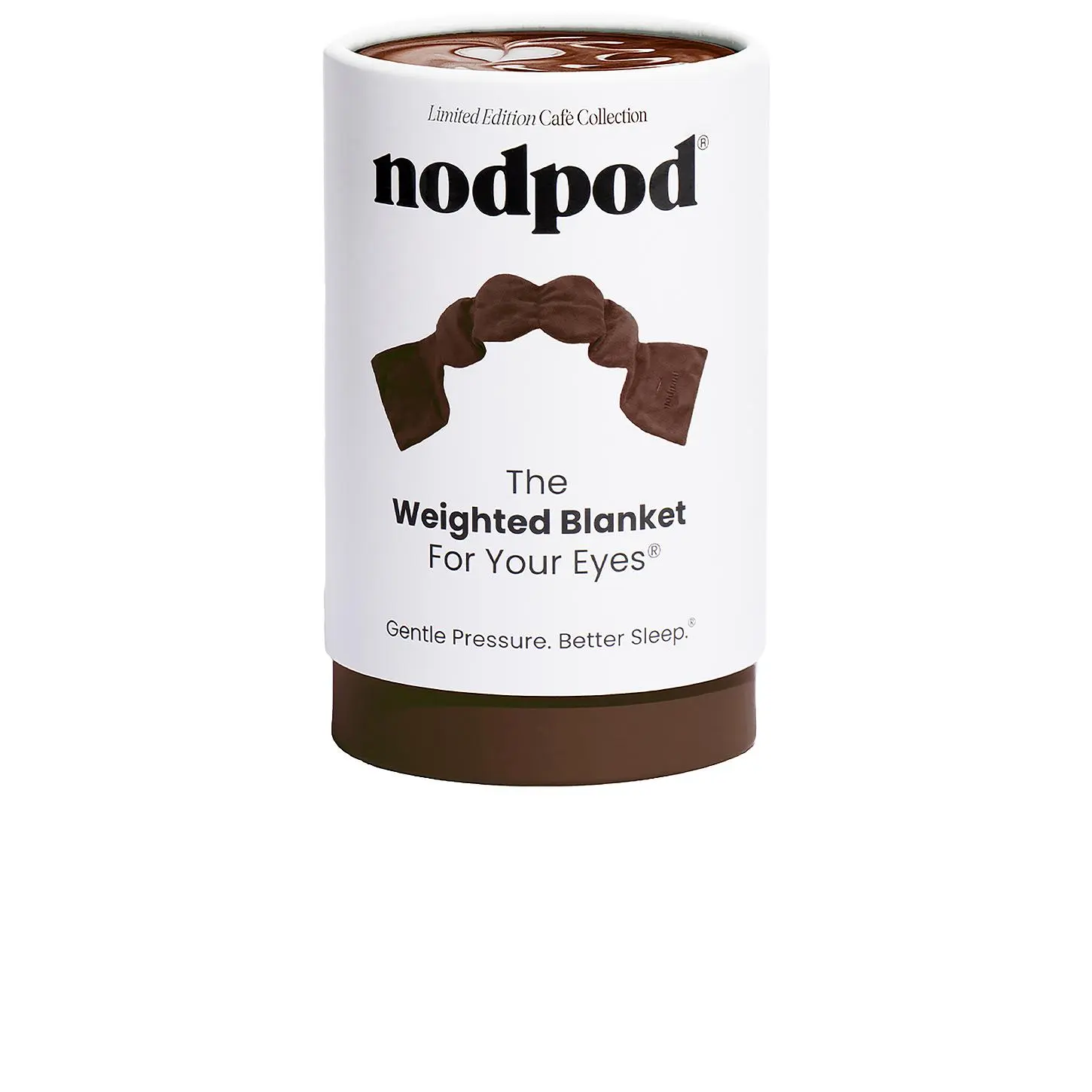 Nodpod The Weighted Blanket For Your Eyes in Espresso