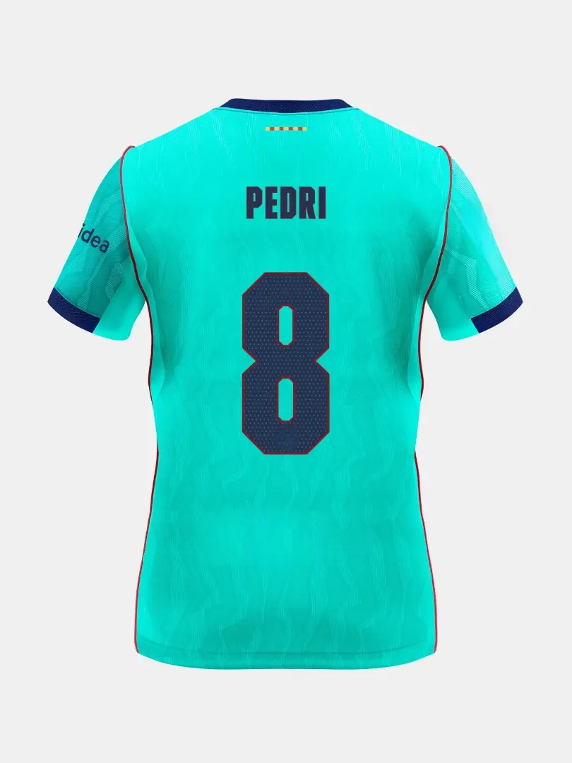 Unisex Collectible Sports Apparel Pedri 2026-2027 Third Player Jersey - Spain League