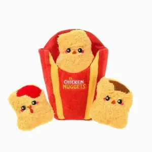 Hugsmart Pet Food Party Chicken Nuggets Interactive Dog Toys