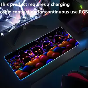 Five Nights at Freddy's Movie  Mouse Pad RGB Rubber Antislip Keyboard Pad 40x90cm  Mousepad Gaming Accessories XXL Office Computer Mat