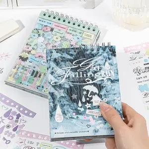 Rainy Day Diary Notebook, 30 Sheets/piece, Rainy Atmosphere Handwriting Journal, Greeting Card, DIY Decoration Stickers