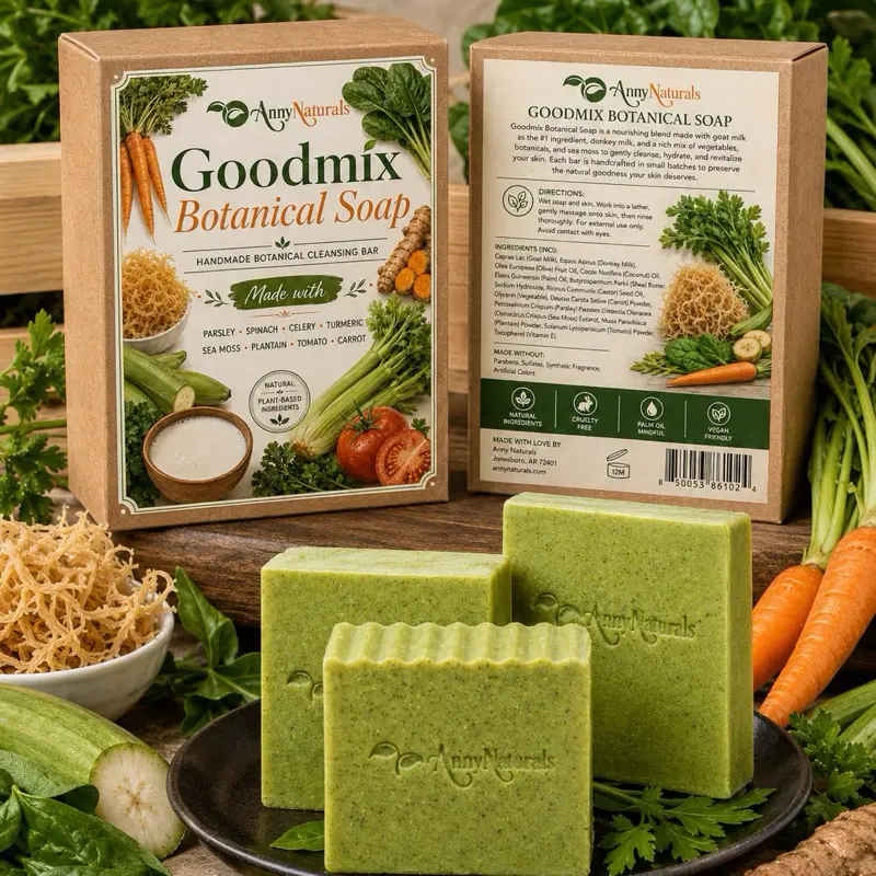 GOODMIX GOAT MILK BOTANICAL SOAP  (Mix Soap)