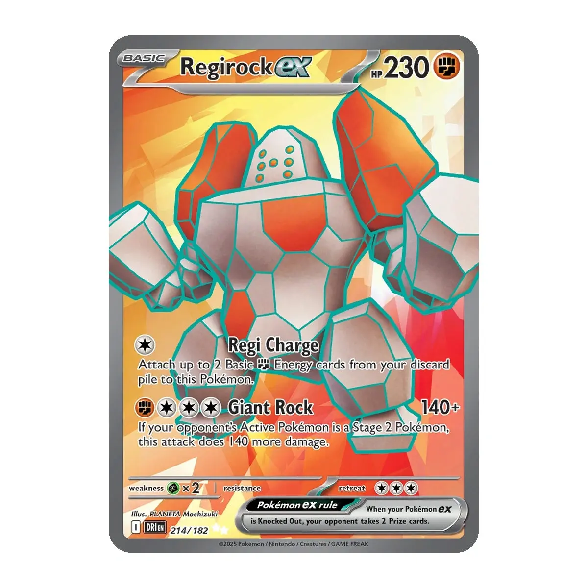 Regirock ex – 214/182