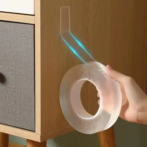 Waterproof seamless double-sided adhesive strong fixing adhesive storage magic tape magic stick seamless adhesive stick anti-slip patch