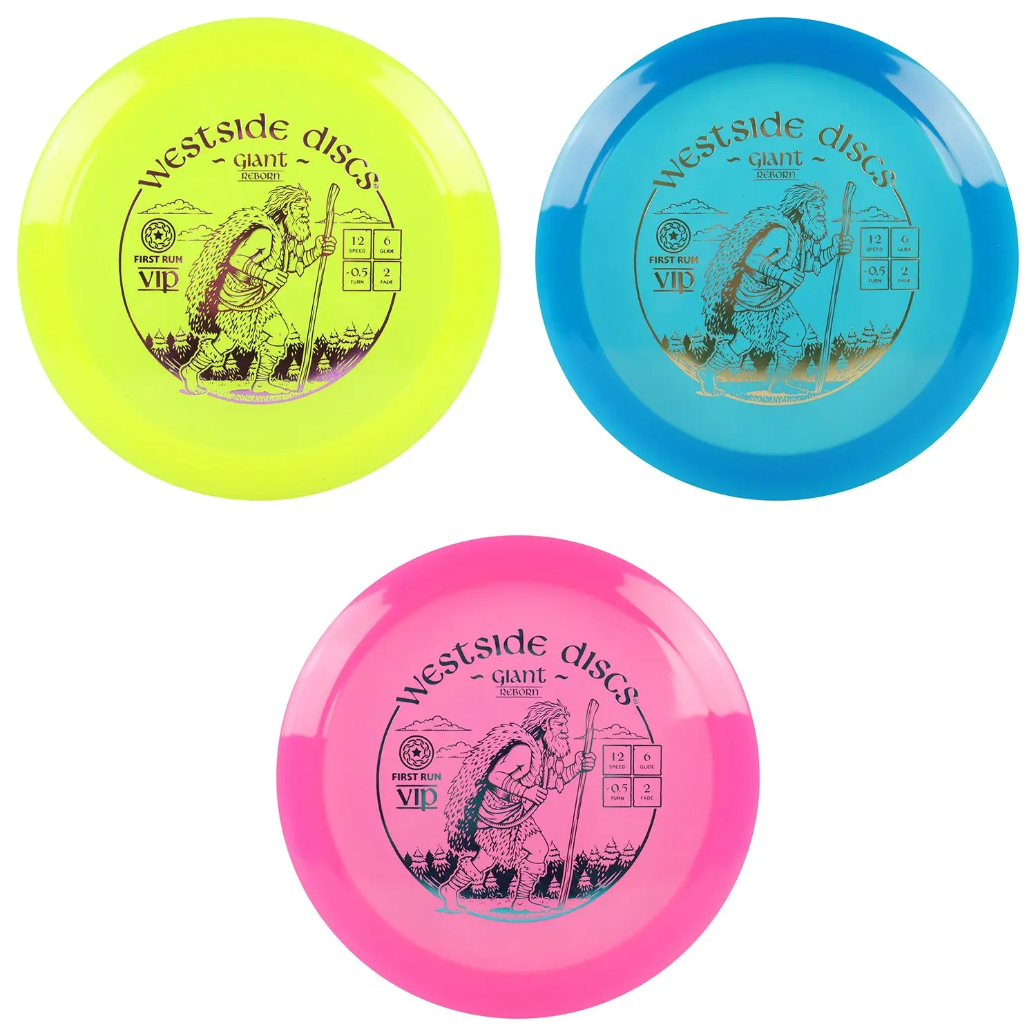 Westside Disc Golf First Run VIP Giant Reborn Distance Driver 12/6/-0.5/2