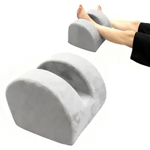 Knee Surgery Pillow Knee Surgery Recovery Equipment After Surgery Wedge Elevated Leg Pillow Elevation Foam Wedge Ankle Pillow for Legs Circulation(Grey)