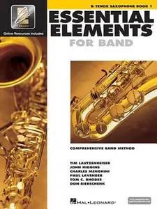 USED-Essential Elements for Band - BB Tenor Saxophone Book 1 with Eei (Book/Online Media) [With CDROM and CD (Audio) and DVD] by Various (Paperback)