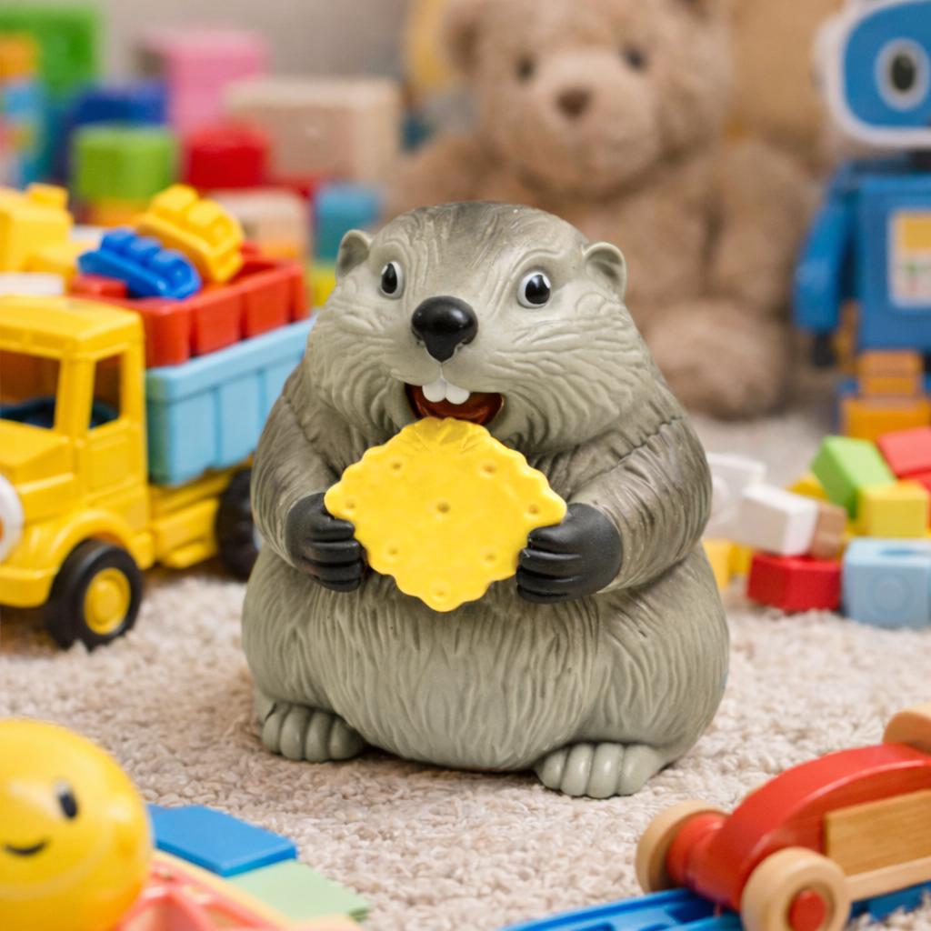 Screaming Groundhog Interactive Toy - Funny Sound Prank Gag Gift for Friends & Grads
