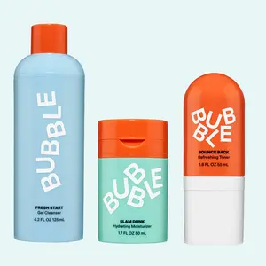 Bubble Skincare Dry Skin Bundle - 3-Step Hydrating Routine