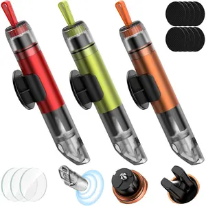 3 in 1 Car Safety Hammer Seatbelt Cutter and Survival Whistle, Safe Transparent Lid Underwater Window Breaker, 3-Pack Emergency Keychain Car Window Glass Breaker Tool for Cars