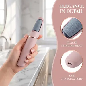 Electric Foot Grinder Callus Remover| USB Rechargeable Pedicure Tool, Electronic Nail File for Removing Dead Skin & Calluses, Foot Care Device for Home Use