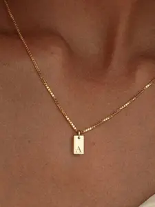 Elegance Letter Necklace, Minimalist 26 English Letter Necklace, Mom Gift Suitable For Dates, Parties, Events, Holiday Perfect Gift, Dainty Necklace