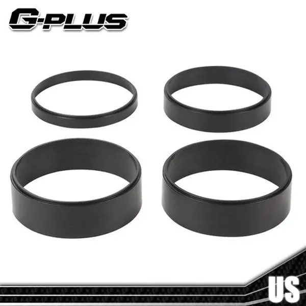 Carburetor Air Cleaner Spacer Riser Set - Fits Edelbrock, Holley & Carter Carburetors, 5.25" Size, 0.5"/1"/1.5" Heights (Auto Fuel System Replacement Part), Fits Carter