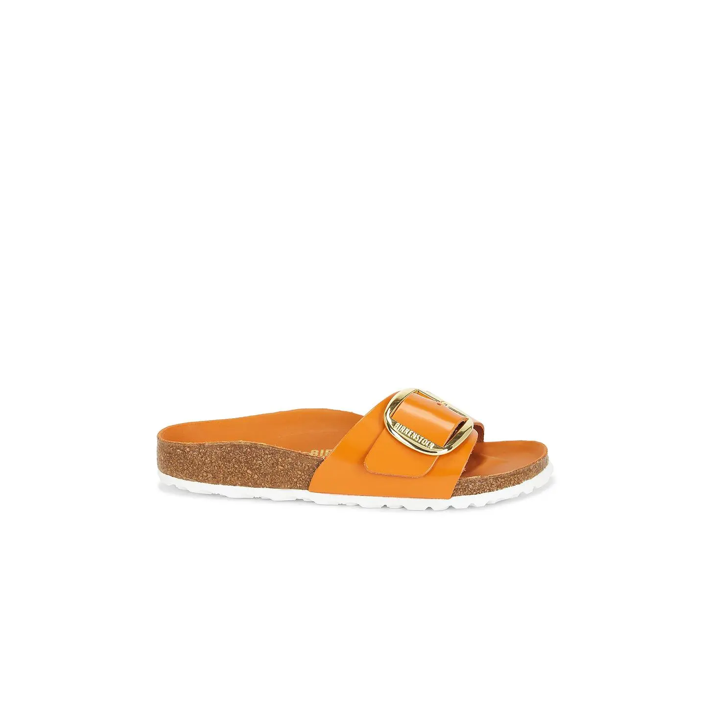 BIRKENSTOCK Madrid Big Buckle High Shine Sandal in Kurkuma