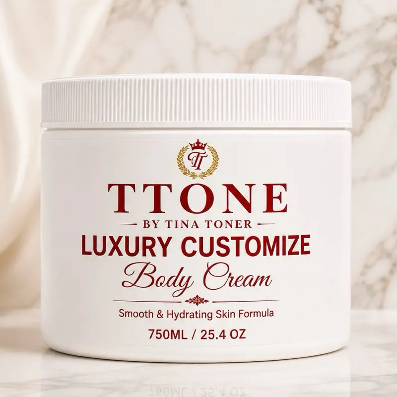 TINA TONER XL Customizable Gluta Max Face Cream with Aloe Vera - Daily Body Care, Smooth, Lightweight Moisturizer
