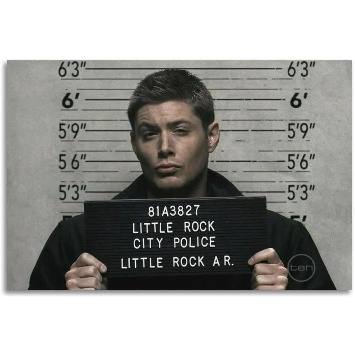 MarXan Jensen Ackles Dean Winchester Canvas Print Poster, Home Decor Artwork for Elevate Room Aesthetic, Photo Wall Art Gift, Room Decor