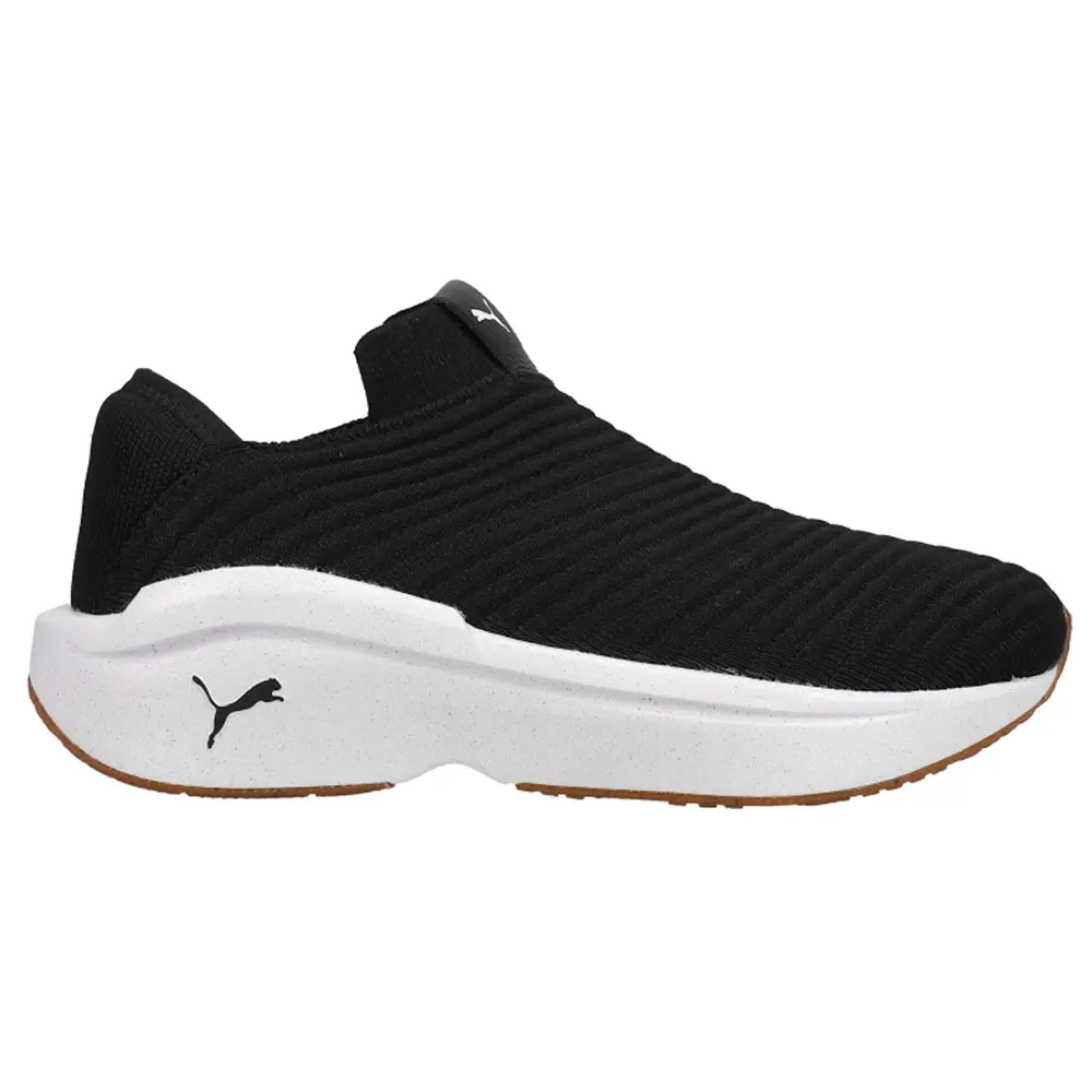 PUMA Womens Enlighten Slip On Training Sneakers Shoes - Black