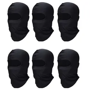 Dazone 6 Pack Balaclava Ski Mask Breathable Hoods for Outdoor Cycling , UV Protection Full Face Cover Men/Women