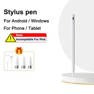 Stylus Pen for Android Tablets & Mobile Phones.Not compatible with iPad. Touch Pen for iPhone Tablet. Capacitive Pen for XIAOMI HUAWEI White Smartphone