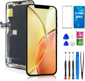 iPhone 11 pro max/iPhone 12/iPhone 12 pro max ScreenReplacement 6.5" Full HD LCD Display Digitizer, QualityTouch Screen with Repair Tools, Waterproof Seal &Protector - Compatible with A2161, A2220, A2218