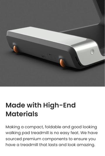 WalkingPad P1 Foldable Walking Treadmill For Home&Office With Remote Control - 12Month Warranty