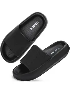 Cloud Slides for Women Quickly Dry Non-Slip Pillow Sandals, Soft Thick Sole Indoor and Outdoor Shower Slippers