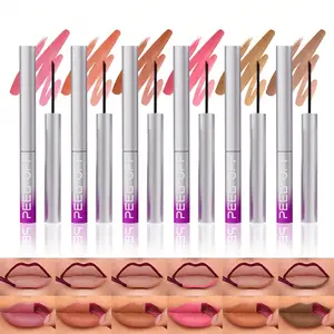 beauty glazed 2Pcs Peel Off Lip Liner Set,Lip Stain Peel Off,Long-Lasting Waterproof & Smudge-Proof Matte Lip Liners With Ergonomic Handle & Precision Brush,Makeup Gift For Girls (# 1+2)