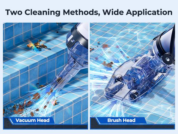 BigSale88！！Pool Vacuum for Above Ground Pool, JESIMAIK Cordless Pool Vacuum with 18.5 GPM, 60 Min Runtime, Telescopic Pole, Ideal Above Ground Pool Vacuum for Inground Pool, Spas, Hot Tubs tiktokshopbacktoschool