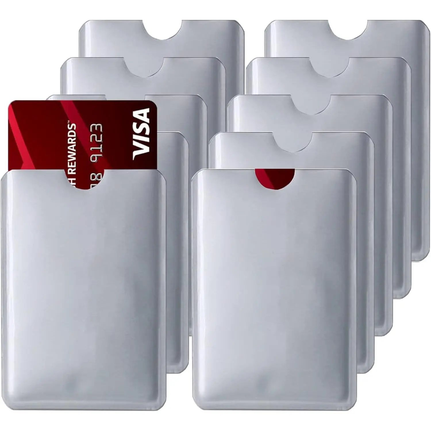 RFID Blocking Card Holder - Credit and Identity Card Protector for  Protection - 10 Pack Secure Sleeves for ID, Debit Cards in Pocket