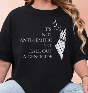 Free Palestine Tee, Anti Genocide, Gaza Shirt, Palestine Shirt, Human Rights Activist Tee, Anti Israel Tee, Liberal Leftist Protest Tee