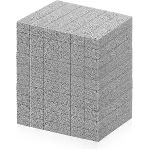 60 count Pumice Stone for Toilet Cleaning Bowl, Pumice Scouring Stick Pad Hard Water Stain Remover,Cleaning Stones for Toilet, Stove, Oven, Bathroom, Grill, Kitchen, Sinks