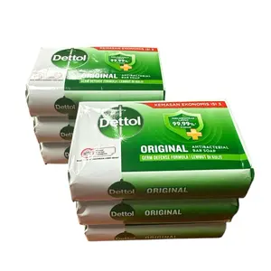 6 pack Dettol Anti Bacterial Original Soap 100g protect against bacteria and other germs, Dettol soap