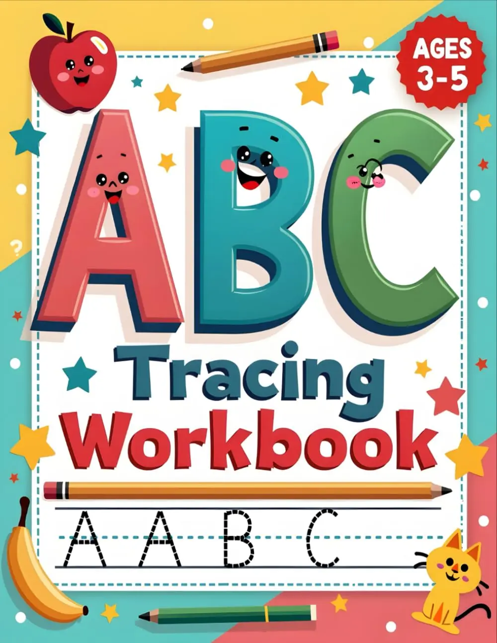 ABC Tracing Workbook: A-Z Alphabet Tracing Activities for Kids Ages 3-5 | FunHandwriting Practice for Capital and Small Letters | Learn to Trace and ...Coloring Pages for Preschool and Kindergarten