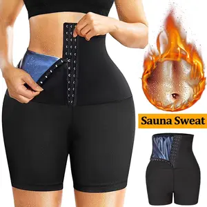 Sauna Sweat Short Pants Suits for Women High Waist Slimming Shorts Compression Thermo Workout Body Shaper Thighs summerwins