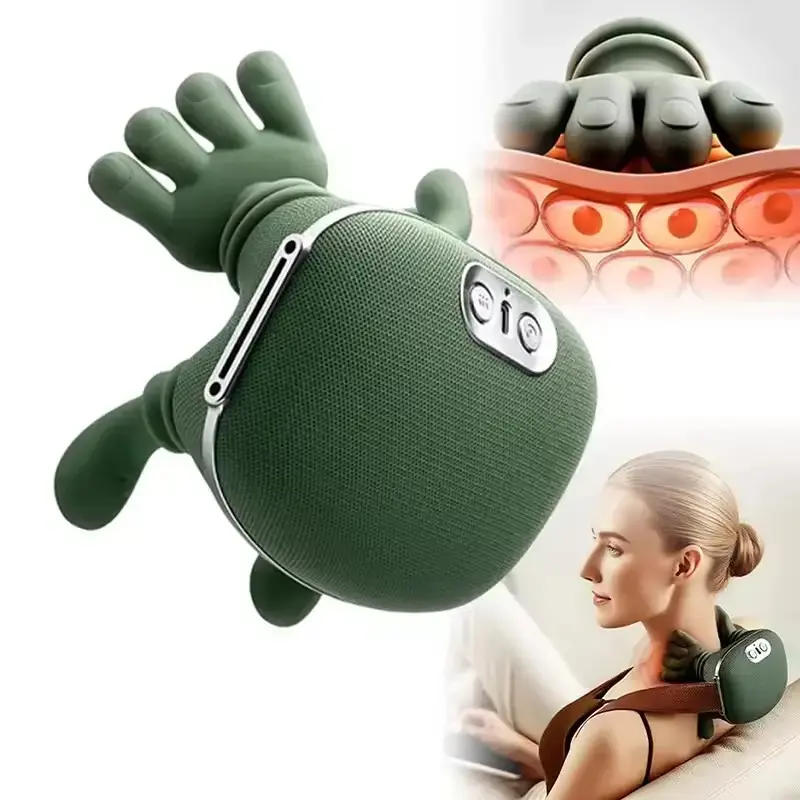 2026 Bionic Heating Massage Device, Shoulder Neck Electric Acupressure ...