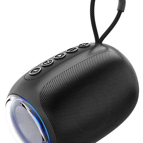 Portable Wireless Bluetooth Mini Speaker - 12H Playtime, 52mm, Auxiliary Input (Aux for Non-Wireless Gear), Built-in Mic, Stereo Playback, TF Card/USB Drive Compatibility, USB-C Rechargeable, Lightweight, Works with Smartphones/Tablets, Outdoor Speakers