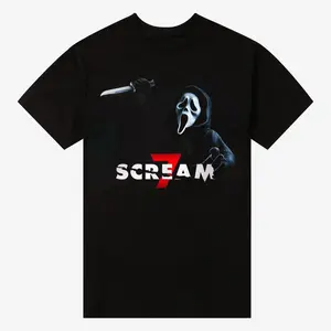 Scream 7 Movie Welcome To Woodsboro Art By Creepy Duck Unisex T Shirt