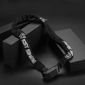 WEST BIKING bicycle lock, Bike lock, security and anti-theft lock - 93.5Cm/36.81In, black