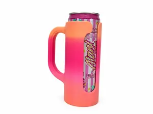 Slim Can Holder 12oz Anti-Tip Energy Drink Holder for Alani Nu Celsius Red Bull 3D Printed Drink Stabilizer Beach Gym Accessory Lightweight PLA+ Material - Drinkware
